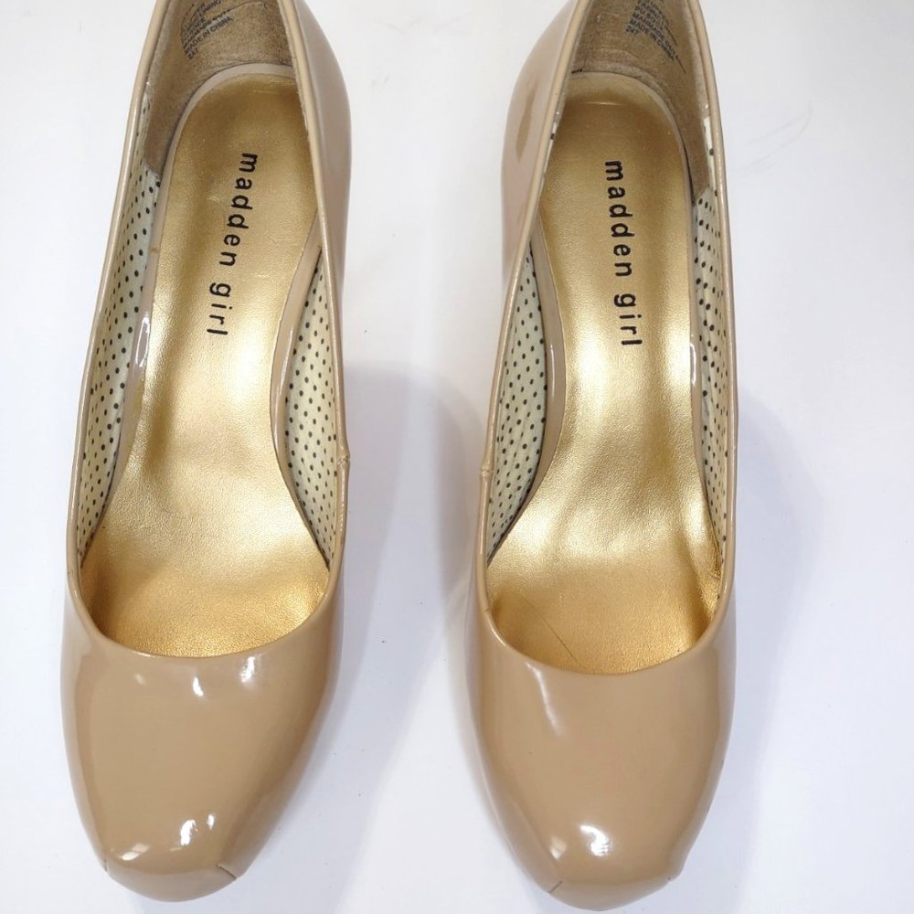 Madden Girl by Steve Madden Women's Nude Getta Pumps Sz 8